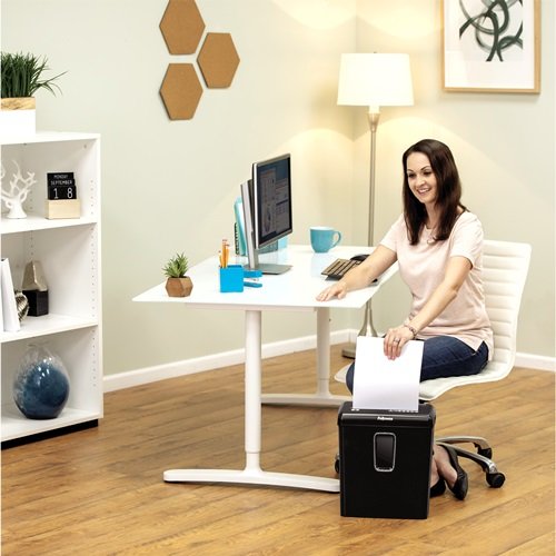 Fellowes P-30C Destructora de papel con corte en partículas, 15L, Negro
